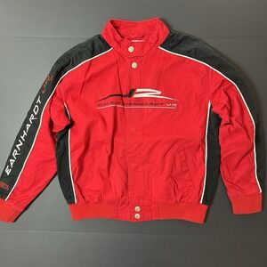 Winners Circle Dale Earnhardt Jr 8 Racing Jacket Embroidered Boys Size 14/16 VTG